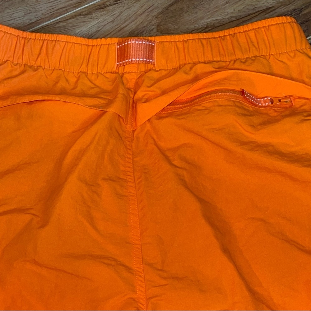 Lands End Men's orange Swim & hiking shorts lined has built in belt - Picture 5 of 13